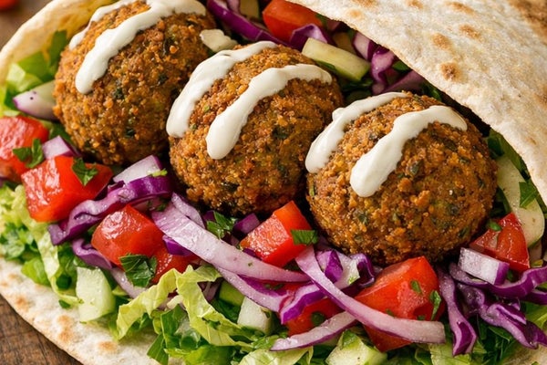 Piadina falafel
