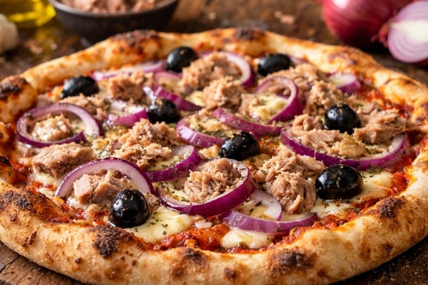 Pizza tonno e cipolla
